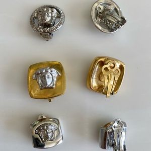 Vintage Versace clip on earrings